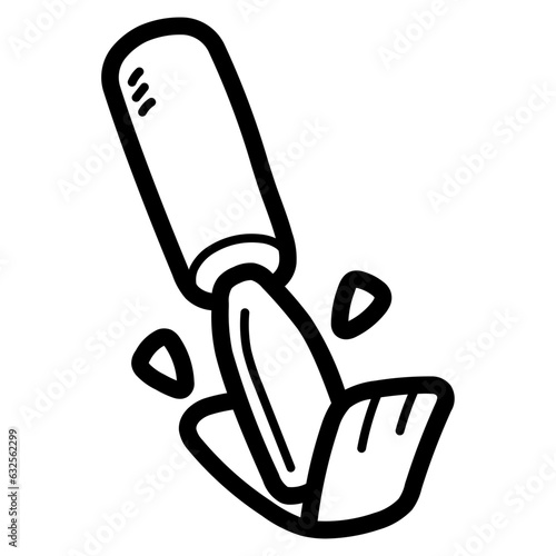 carving line icon style