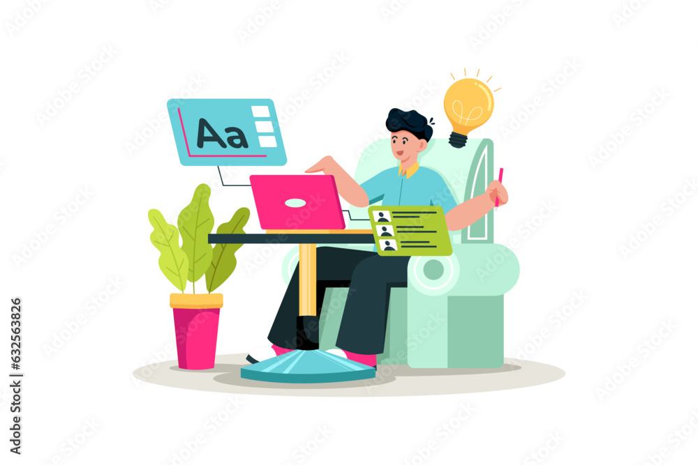 Freelancer handles multiple projects Freelancer handles multiple projects