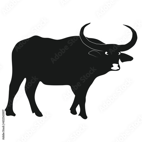 buffalo icon vector