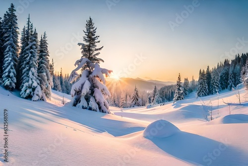 sunrise in the mountains © mical