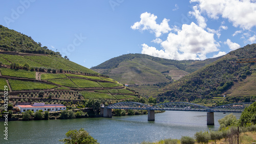Wallpaper Mural Rio Douro junto à aldeia do Pinhão Torontodigital.ca