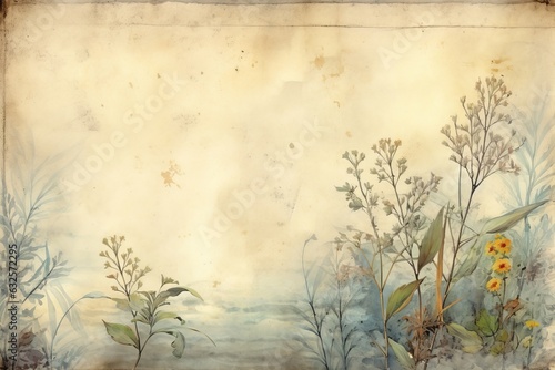 Watercolor simple drawing style of nature. Beautiful illustration picture. Generative AI