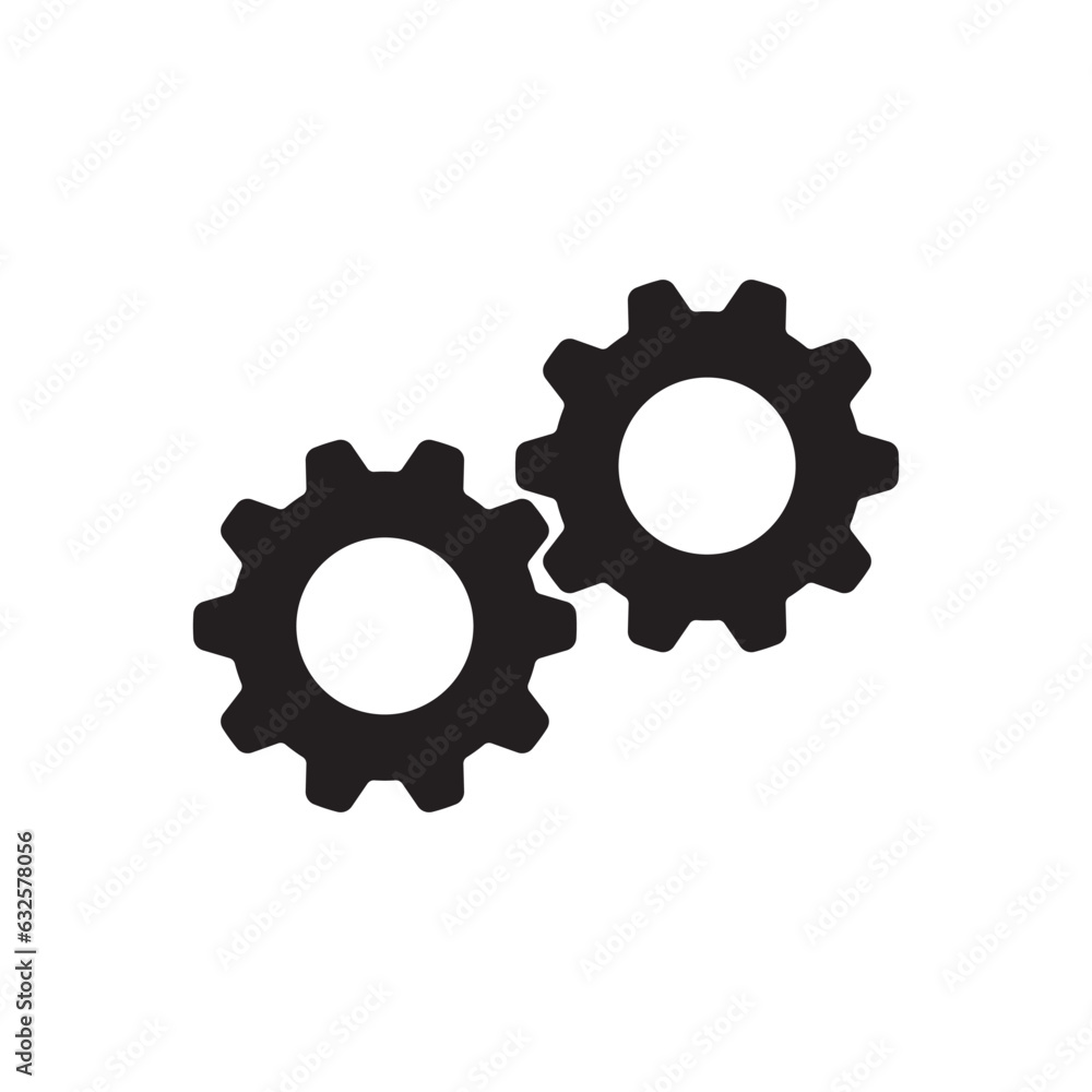 Gear logo vector illustration abstract design Gear logo vector illustration abstract design