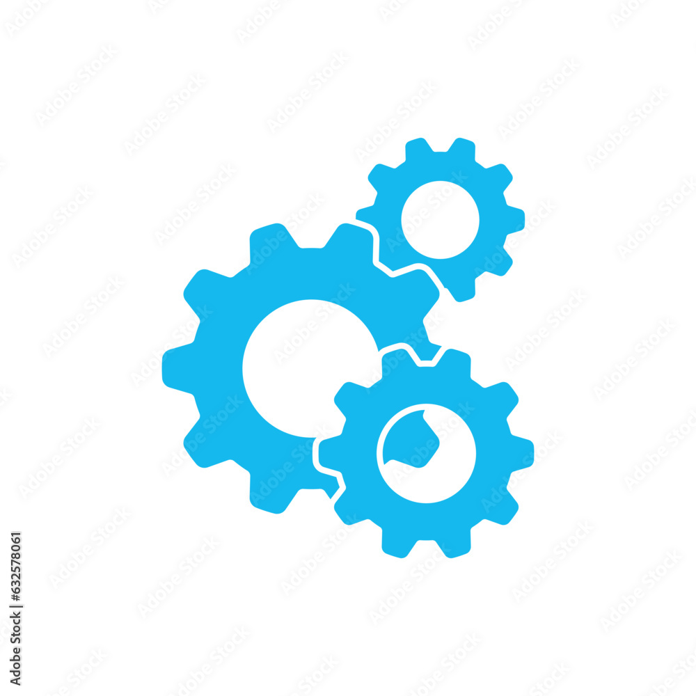 Gear logo vector illustration abstract design Gear logo vector illustration abstract design