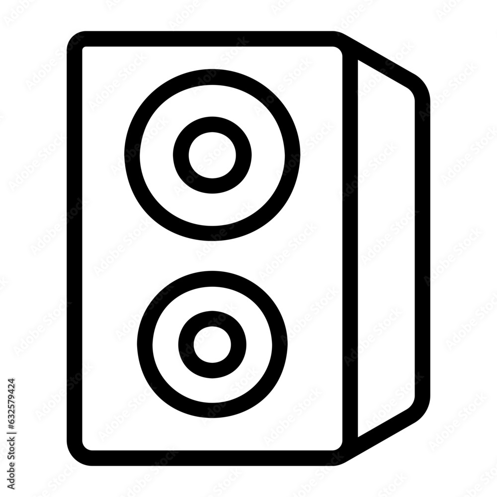 speaker line icon speaker line icon