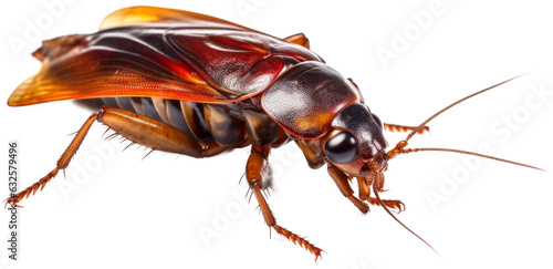 Insect in close up in side view with transparent background. Generative AI 1   © MaVeRa