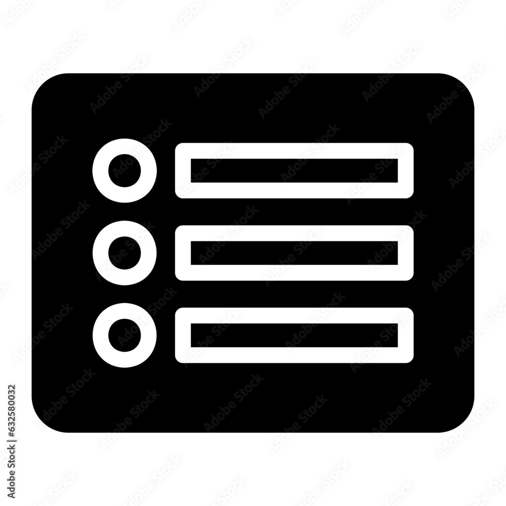 options glyph icon