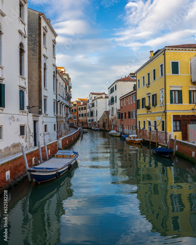 Venice canal side view in Italy © nejdetduzen