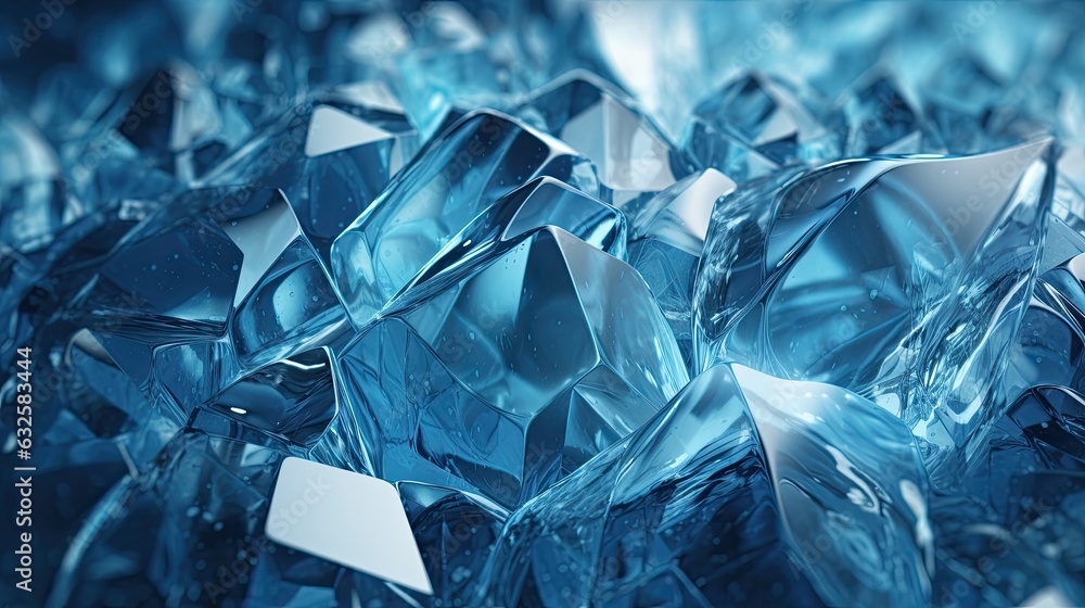 Abstract Ice Shapes Background Abstract Ice Shapes Background