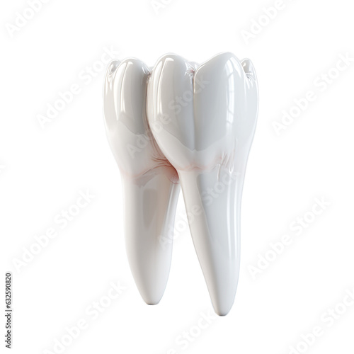 Generated with AI of Human Teeth Isolated With Background PNG