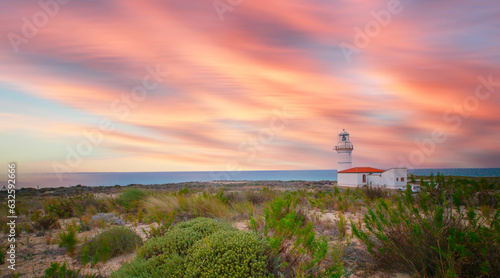 Polente Lighthouse is located at the westernmost edge of Bozcaada and was built in 1861. Polente light is 32 meters high and can send its light up to 15 nautical miles or 28 kilometers photo