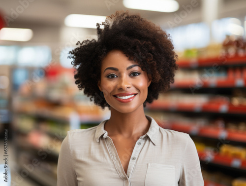 Portrait of smiling African American businesswoman looking at camera  © Igor