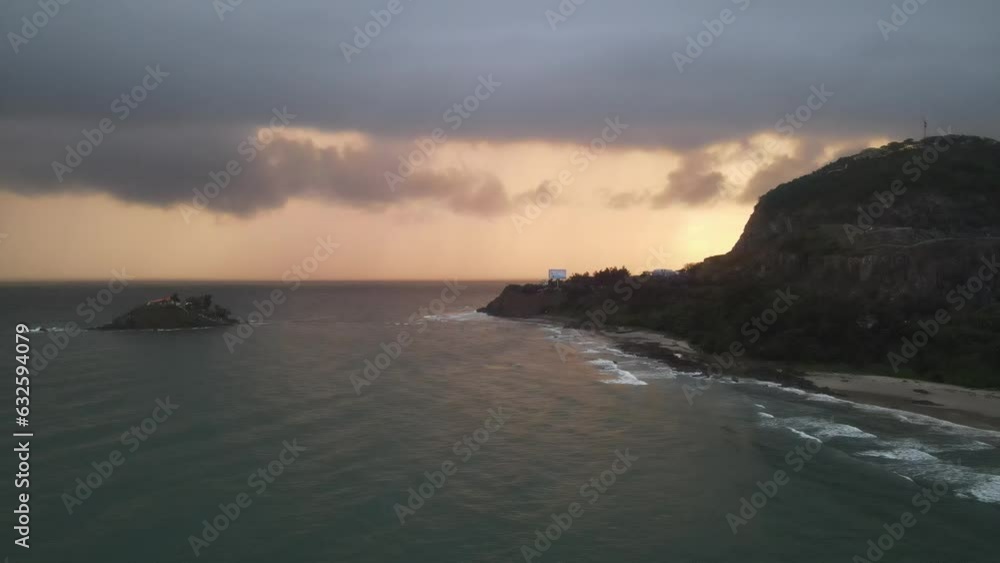 The aerial view of Vung Tau in Vietnam The aerial view of Vung Tau in Vietnam