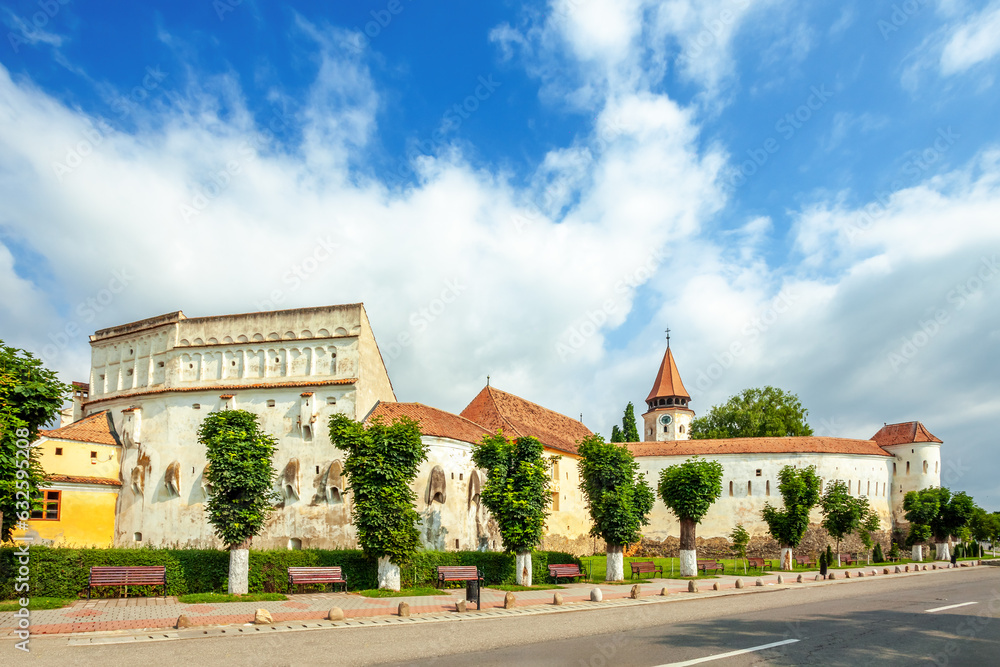 Fototapeta premium Bauernburg, Tartlau, Prejmer, Siebenbürgen, Rumänien 