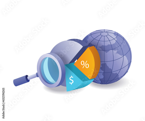 Calculating world population with a graph chart
