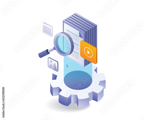 The process of searching for new data information