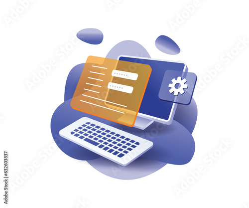 Private account with password