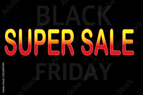 Black Friday background  super sale