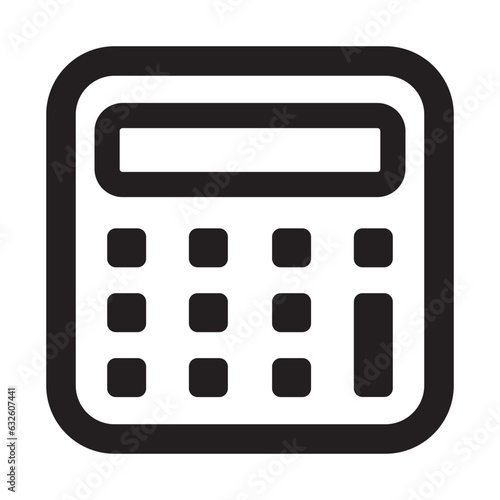 Calculator 30 Ecommerce Icon Outline Style