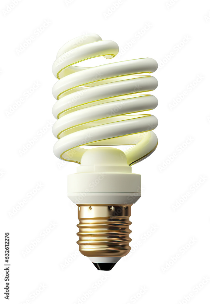 Light bulb isolated on white or transparent background cutout. Generative AI Light bulb isolated on white or transparent background cutout. Generative AI