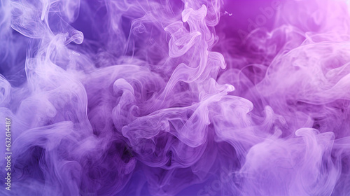 Dense Dark Purple Liquid Smoky Abstract Background Generative AI