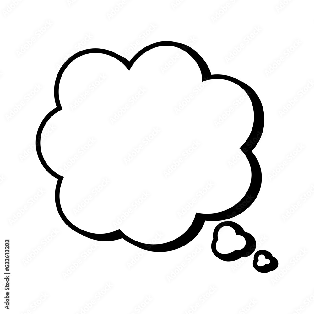 Speech bubble icon. Flat design. Isolated white background Speech bubble icon. Flat design. Isolated white background