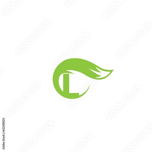   FOX creative modern logo and  L letter logo  simple design with vector graphic.
