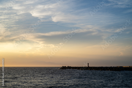 夕焼け・海・水平線・イメージ © 裕太 清水