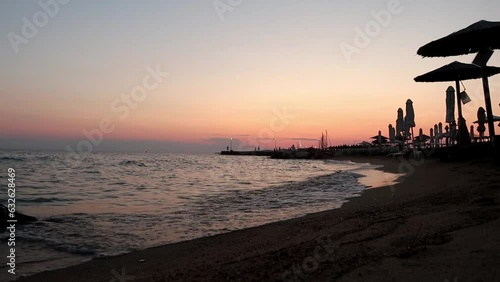 Sunset on the beach, Nikiti - Greece