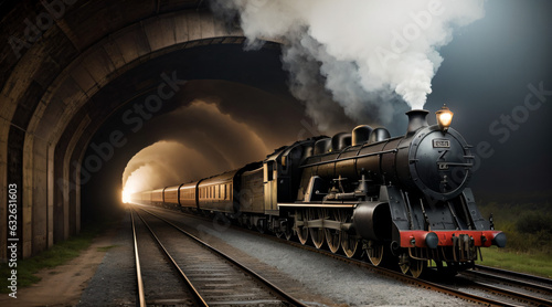 Fotografia, Obraz tren antiguo a vapor