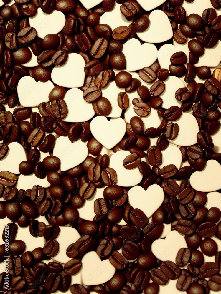 Obraz premium Coffee Wallpaper Art Design Wall Decor | AI Generative Illustration