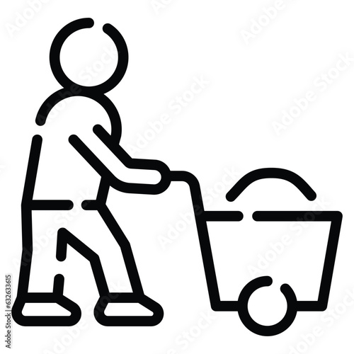labor transfer equipment with hand trolly