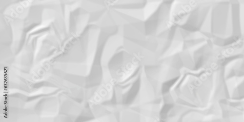 White crumple paper wrinkled poster template ,blank glued creased paper texture background. white paper crumled backdrop background. used for cardboard and clarkboard.