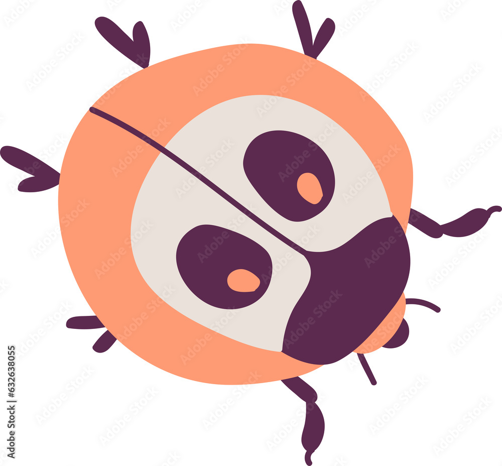 Cute hand drawn beetle. Animals on the farm.
Cute hand drawn beetle. Animals on the farm.