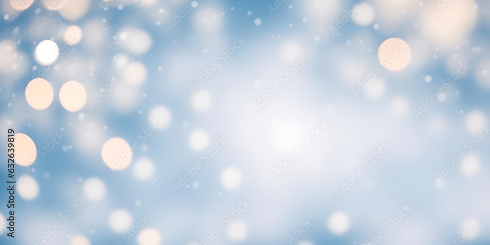 Winter abstract background, generative ai