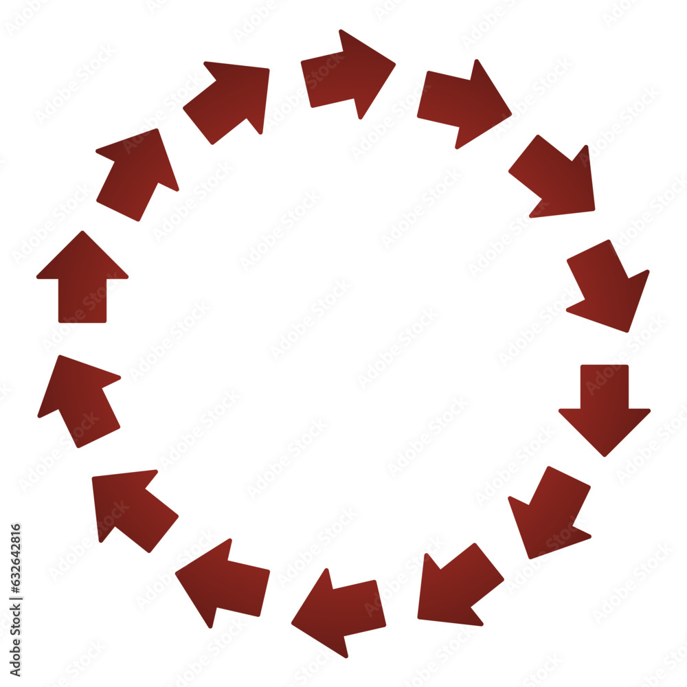 red Arrow circle red Arrow circle