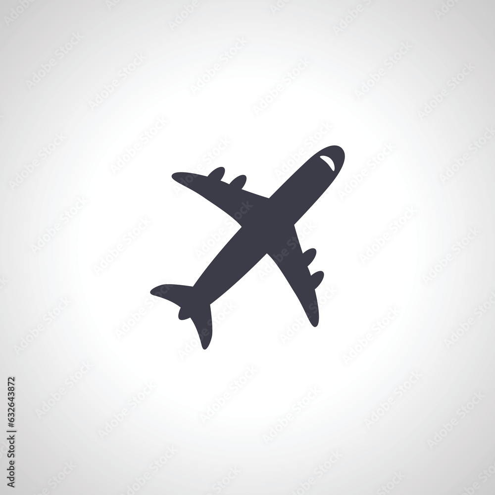 plane isolated icon. aircraft icon plane isolated icon. aircraft icon