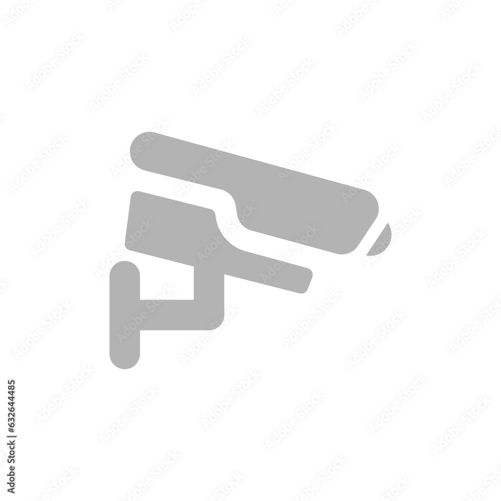 surveillance camera icon on a white background, vector illustration surveillance camera icon on a white background, vector illustration