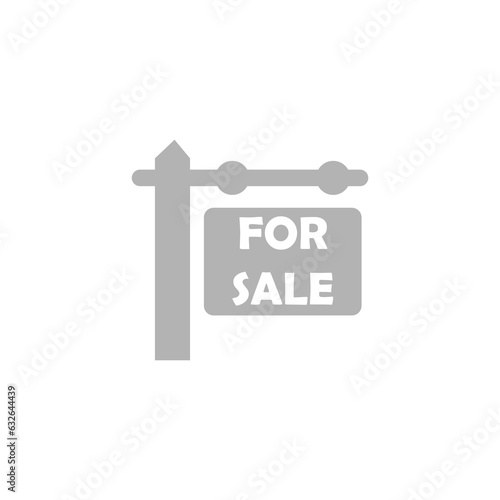 sale sign icon on white background, vector illustration