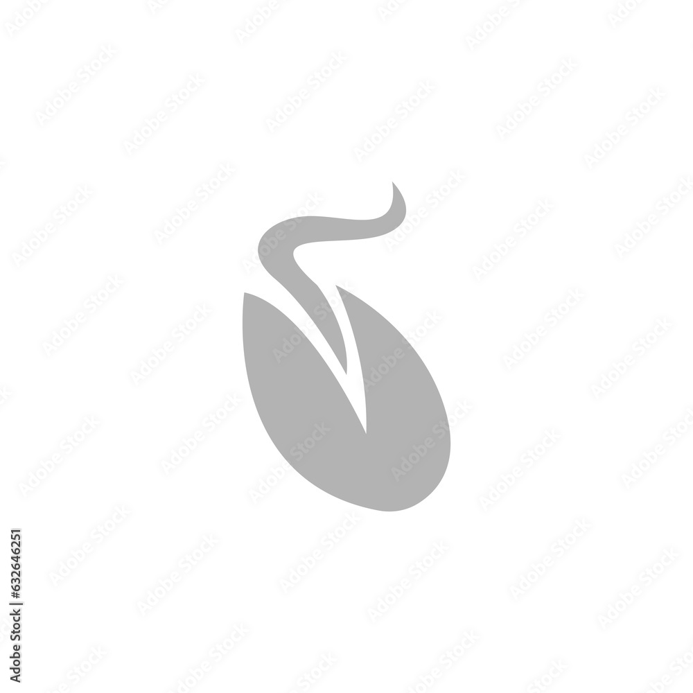 Obraz premium growing seed icon on white background, vector illustration