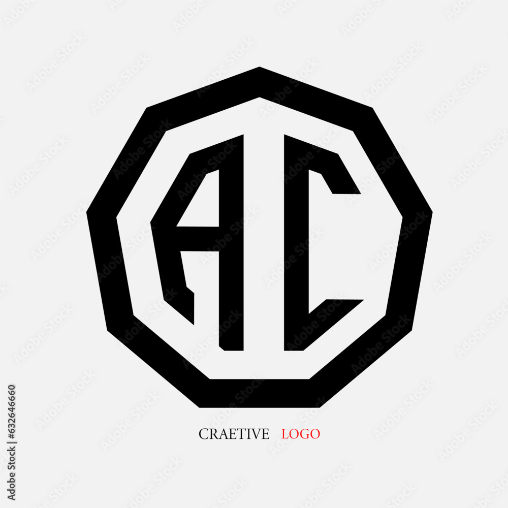 abstract logo design Circle Monogram Font Block Color Vector and Clip Art abstract logo design Circle Monogram Font Block Color Vector and Clip Art