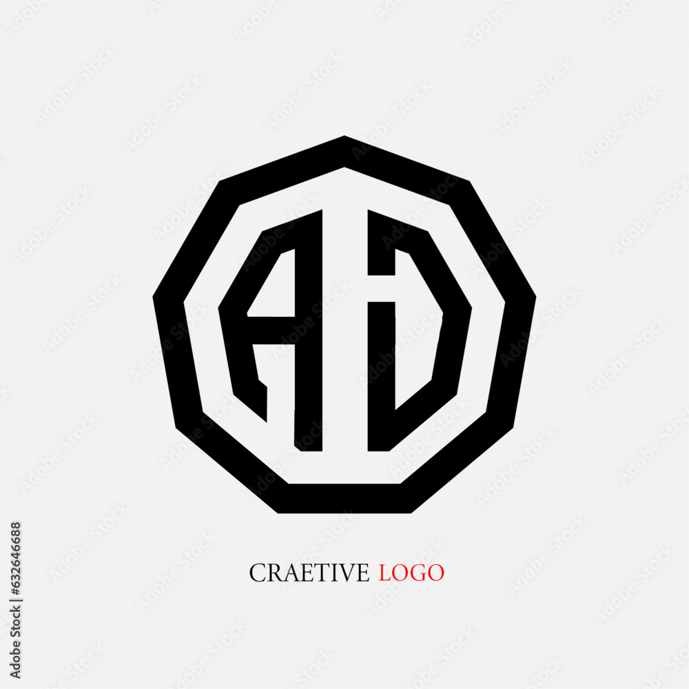 abstract logo design Circle Monogram Font Block Color Vector and Clip Art abstract logo design Circle Monogram Font Block Color Vector and Clip Art