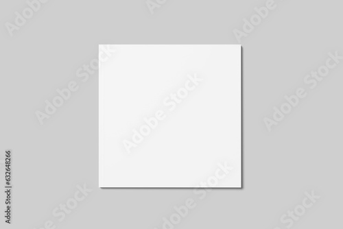 Square Magazine Blank Mockup