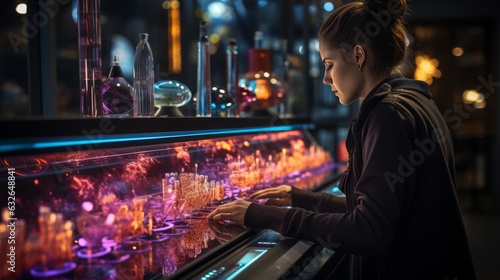 Vibrant Nightlife in the City: Exploring Busy Streets, Thriving Bars, and Enticing Casinos, generative AI