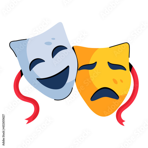 Comedy Masks 