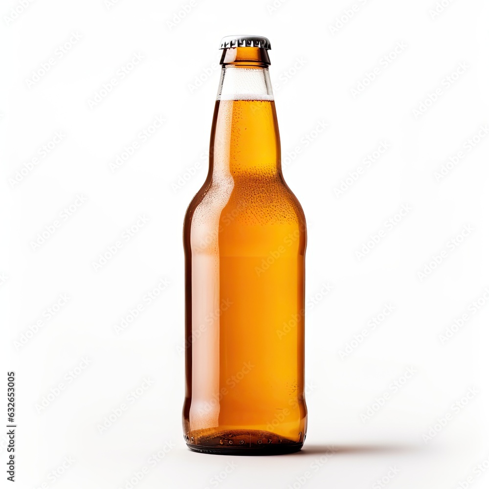 beer isolated on white generative AI beer isolated on white generative AI