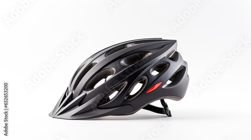 bicycle helmet isolated on white generative AI