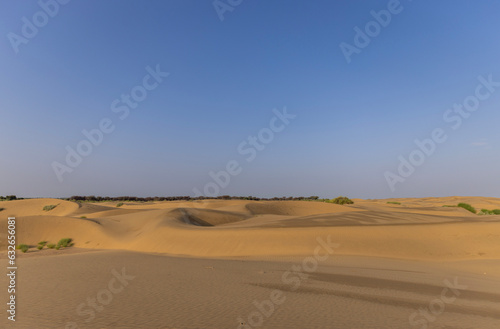 Sand Dunes At Jaisalmer India 