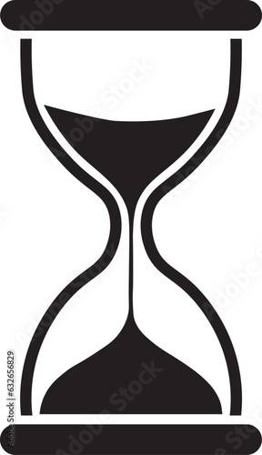 Hourglass vector design