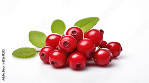 Сranberry isolated on a white background.